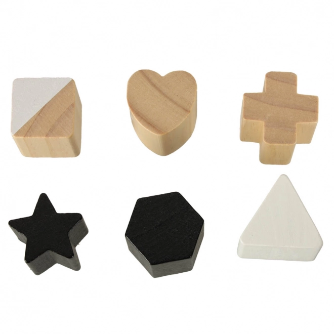 Houten educatieve loopwagen