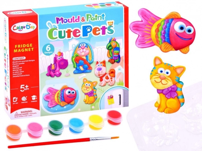 Kit pour fabriquer des aimants Animaux Rigolos