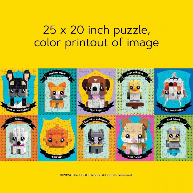 Puzzel LEGO Dierenvrienden 1000 Stukken