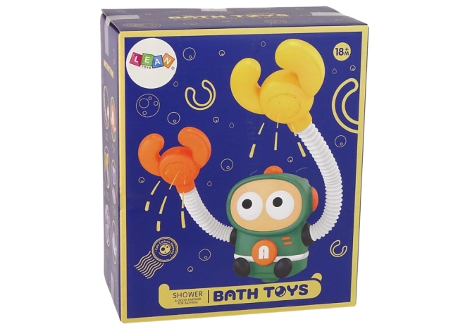 Bad speelgoed astronaut krab op batterijen