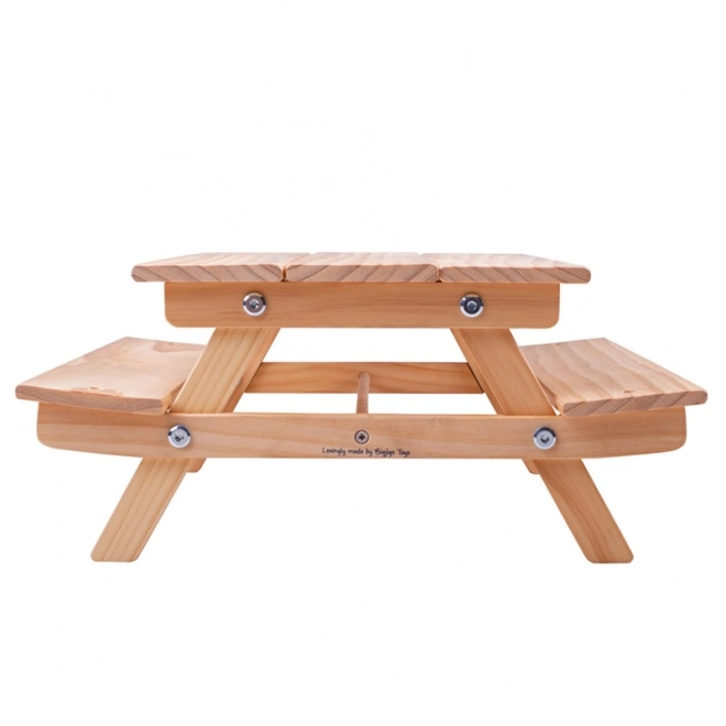 Holz-Picknickbank für Puppen Bigjigs Toys