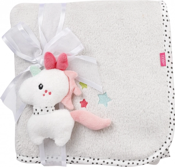Knuffelige deken eenhoorn uit de collectie Aiko & Yuki