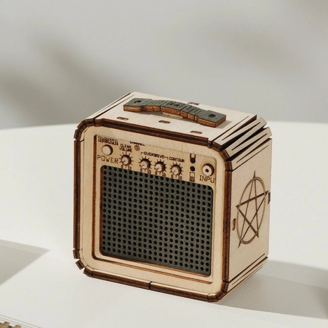 Wooden 3D Puzzle Electric Guitar
