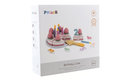 Gâteau d’anniversaire en bois à découper POLARB de VIGA
