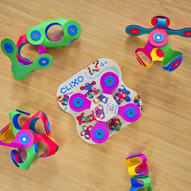 Clixo Magnetic Building Set 9 Pieces