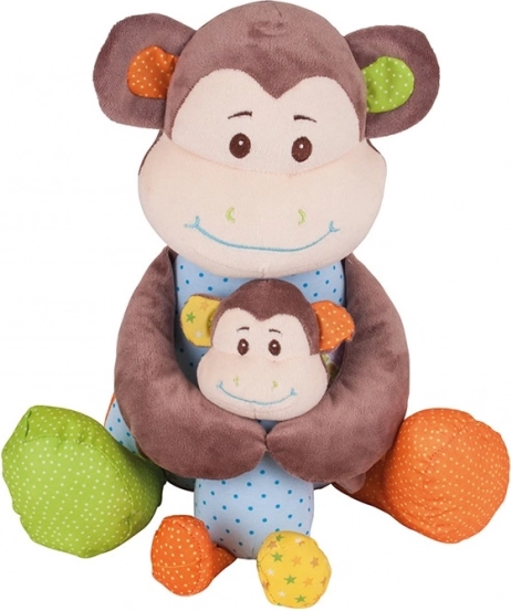 Bigjigs Baby plush monkey Cheeky – large