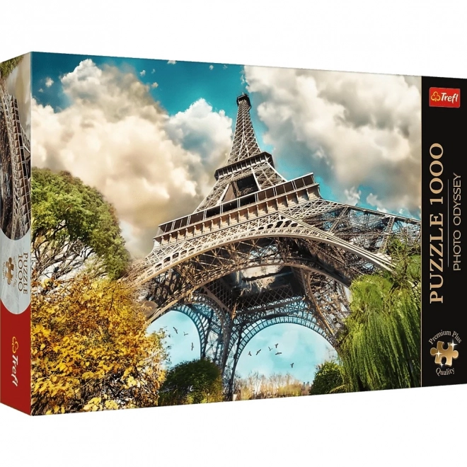 TREFL Puzzel Premium Plus Foto Odyssey: Eiffeltoren 1000 stukken