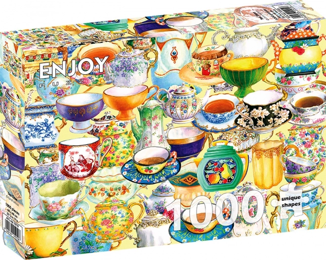 Geniet van puzzel Tijd voor thee 1000 stukjes