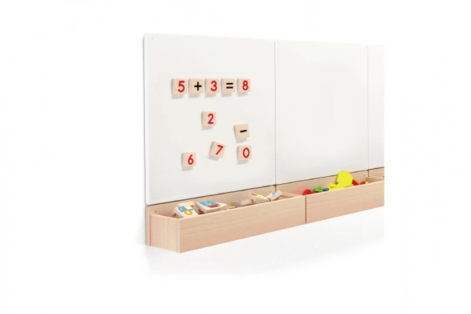 Magnetische Holznummern 40 Stk
