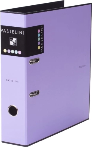 Classeur A4 PASTELINI violet, levier 7 cm