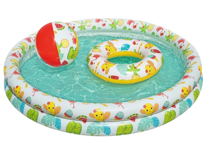Bestway set zwembad bal ring pierenbad 122cm