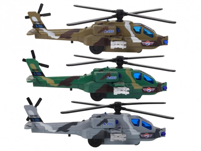 Militaire helikopter Militaire helikopter Aluminium composiet Geluidse verlichting