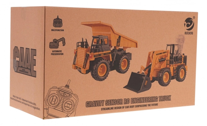 Op afstand bestuurbare bouwbulldozer