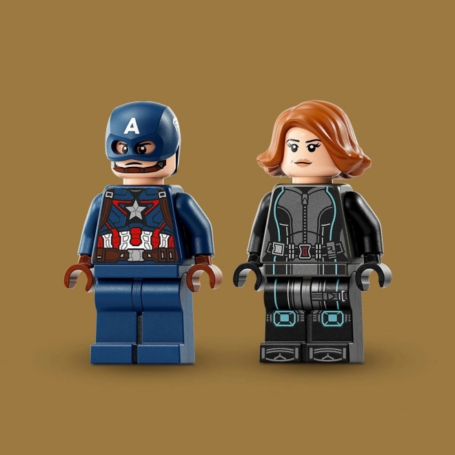 Lego Marvel Motorfietsen Zwarte Weduwe en Captain America