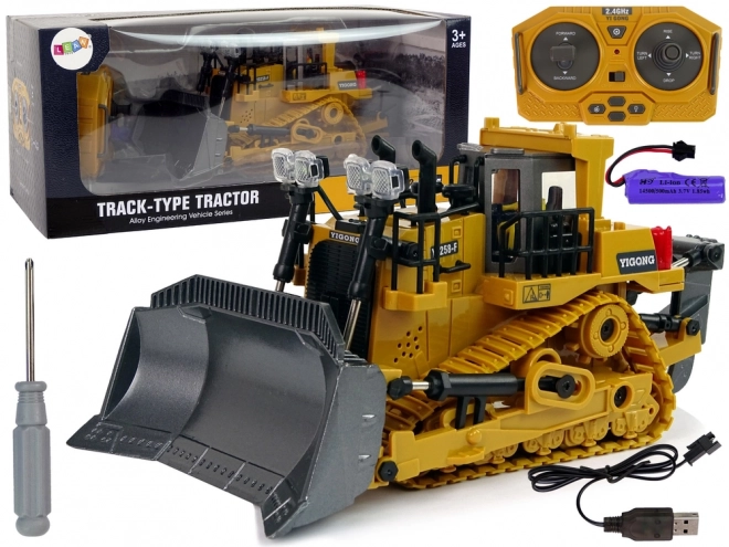 Afstandsbediende bulldozer 2,4 G Afstandsbediend beweegbare laadbak
