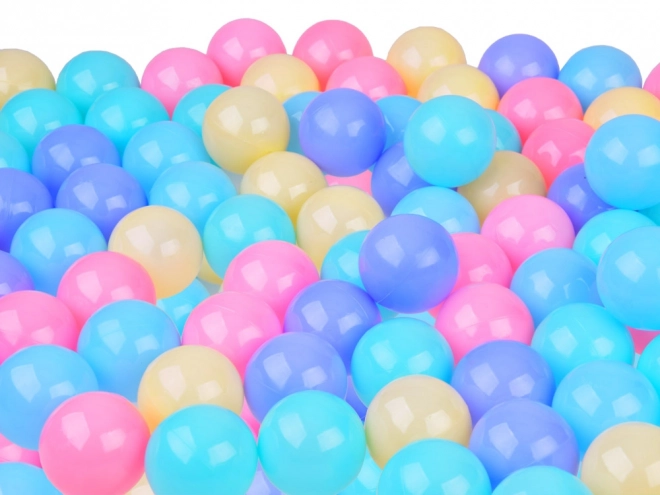 Gekleurde pastel droge ballen 5,5 cm 100 stuks ZA5412