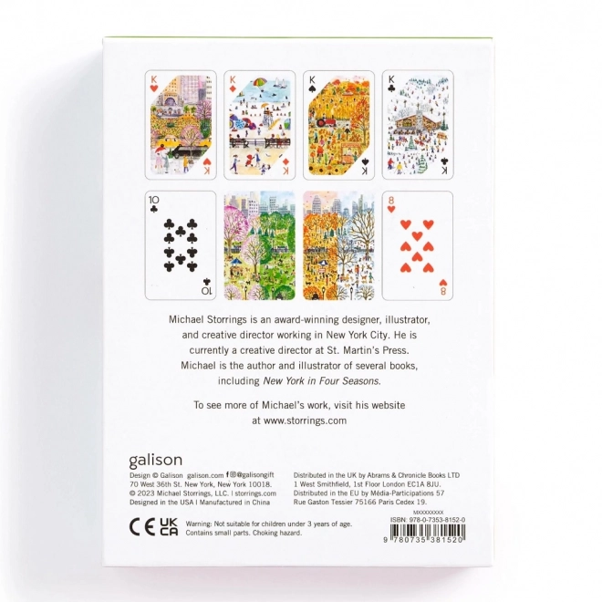 Playing Cards Four Seasons by Michael Storrings