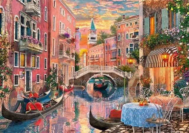 Puzzle 6000 pieces Sunset in Venice