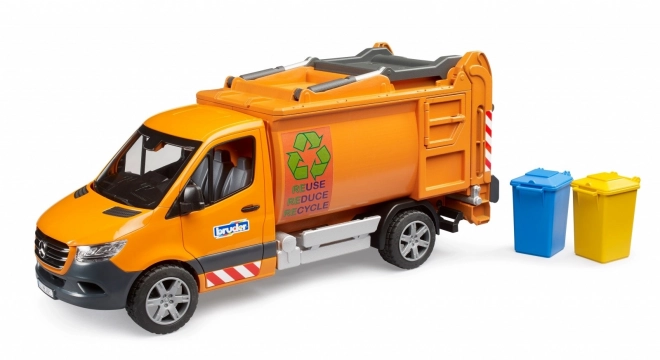 Bruder MB Sprinter kleine vuilniswagen