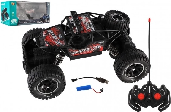Auto RC Off-Road 26 cm with rechargeable package and light