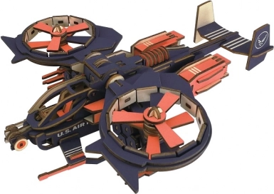 Woodcraft Wooden 3D Puzzle – Fighter Aircraft