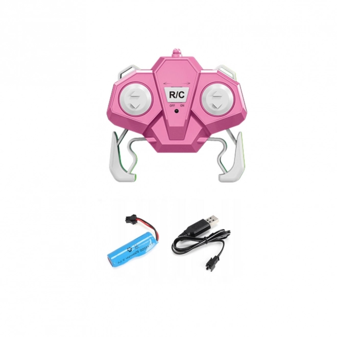 Roze stuntauto op afstandsbediening 360°