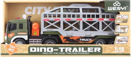Transport Truck with Dinosaurs