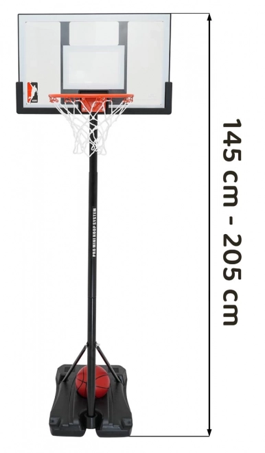 Basketbalbal 205cm + accessoires