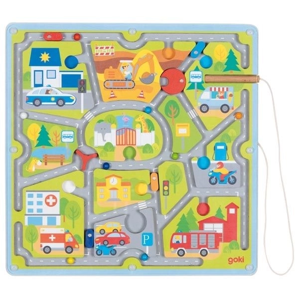 Magnetisch doolhof Kleine Stad