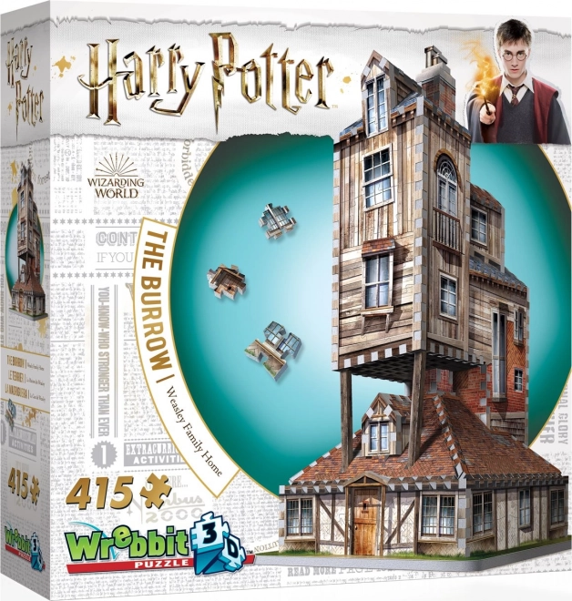 WREBBIT 3D Puzzle Harry Potter: The Burrow