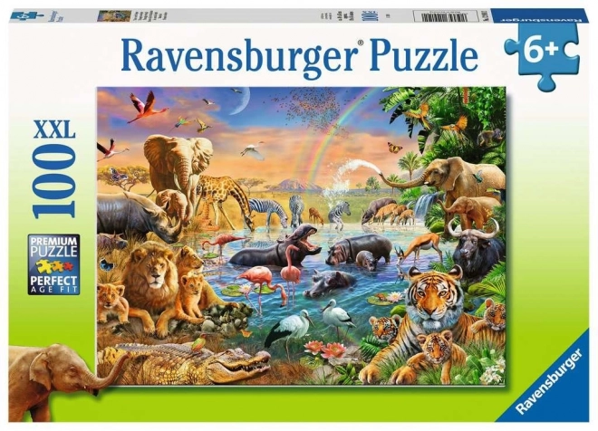 Puzzle Ravensburger Dschungel Savanne 100 Stk.