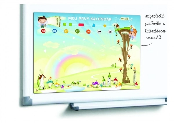 Magnetische kalender voor kinderen - Kleuterschool