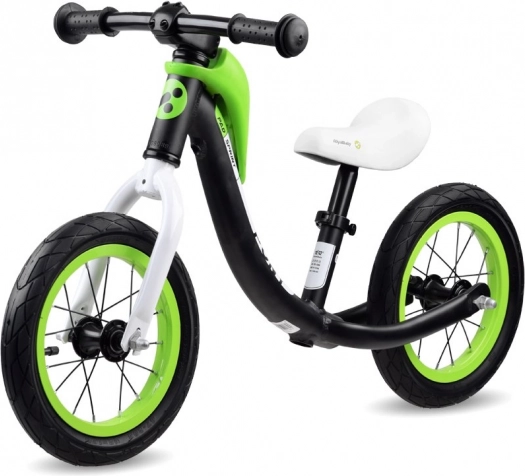 Loopfiets 12 PONY Sprint aluminium frame RoyalBaby – zwart