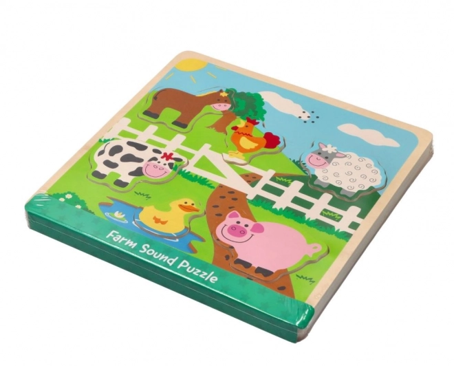 Geluids puzzel - boerderijdieren