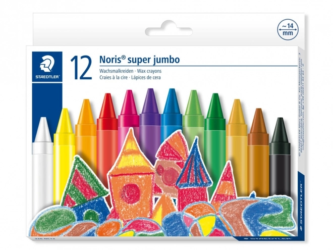 Staedtler Noris Jumbo Wachsmalstifte 12 Farben