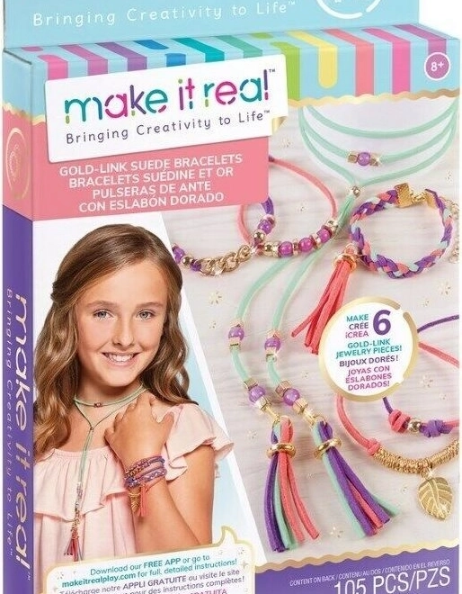 Make It Real bracelets et colliers dorés