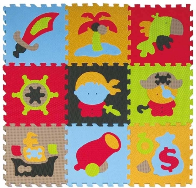 Baby Great puzzle en mousse pirates 30 × 30 cm