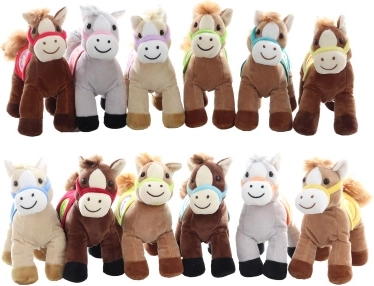 Plüsch-Pony mit Geräuschen 22 cm