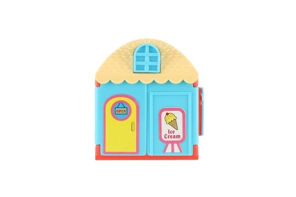Maison en plastique avec un animal de compagnie
