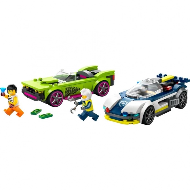 LEGO® City 60415 Achtervolging van politieauto en sportwagen