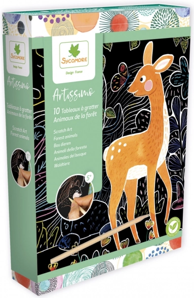 Kit à gratter Animaux de la forêt