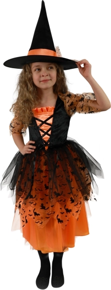 Kinderkostüm Hexe Halloween für Mädchen