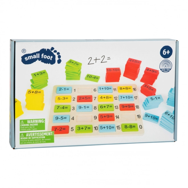 Kleine Voet Houten Kleurrijke Rekentafel Sommen