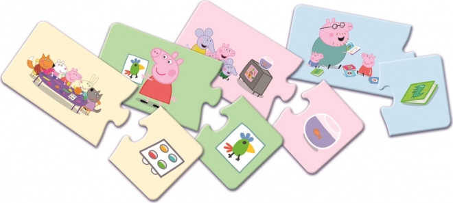 Spel puzzel Peppa Big 14 paren
