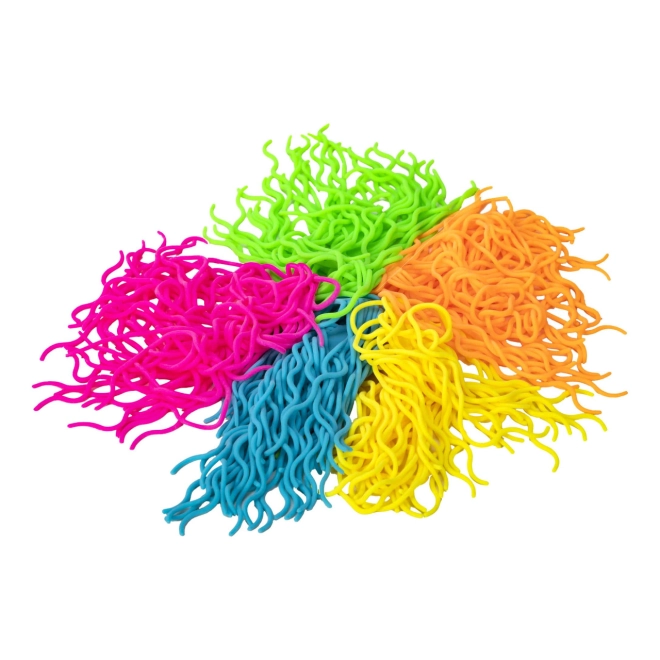 Fünf leuchtende fluoreszierende Farben