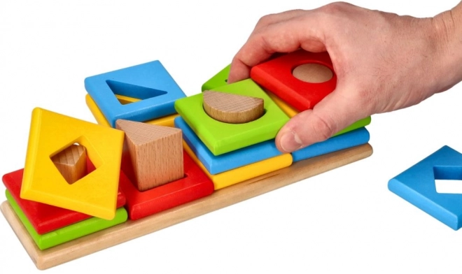 Houten sorteerder 4 vormen