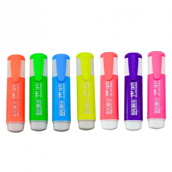 Satz von 7 Neon-Marker