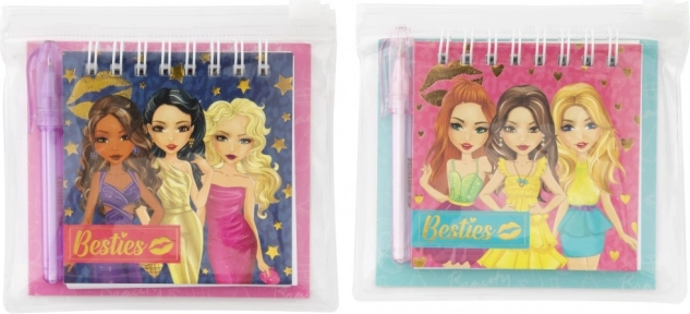 Mini notitieblok met potlood Besties