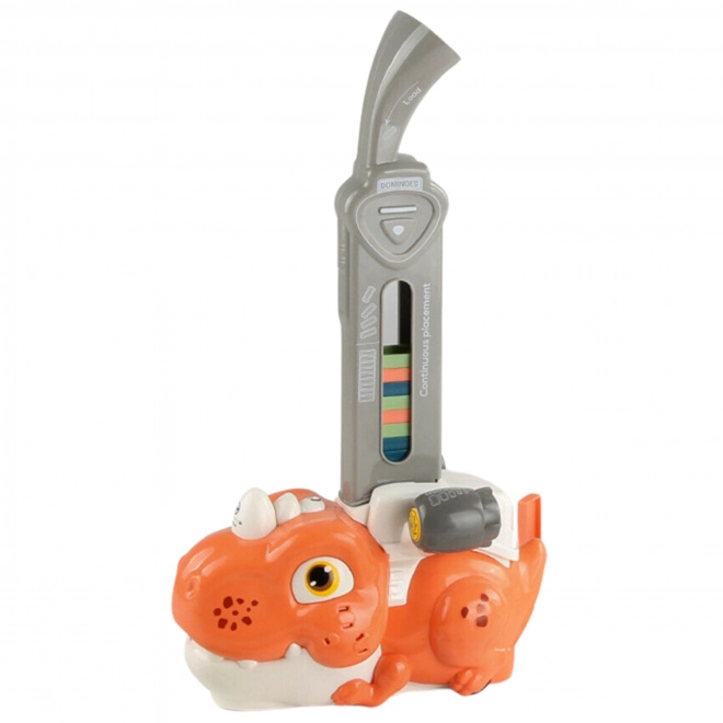 Electric Train Toy and Dominoes Dinosaur - Orange