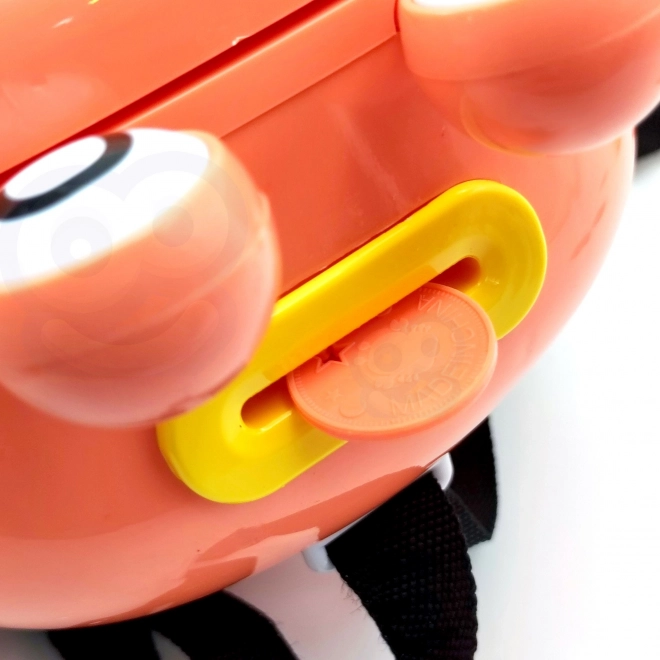 Elektronische spaarpot kluis met PIN Krab rugzak oranje